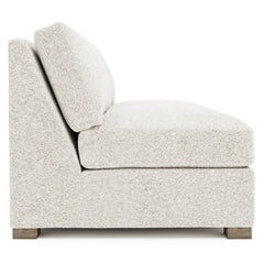 Kelsey Portobello Armless Loveseat - Ornate Home
