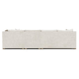 Kelsey White/Cream Fabric Sectional - Ornate Home