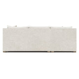 Kelsey White/Cream Fabric Sectional - Ornate Home