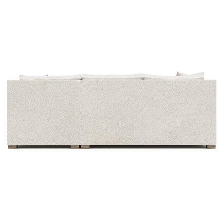 Kelsey White/Cream Fabric Sectional - Ornate Home