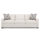 Kelsey White/Cream Fabric Sofa - Ornate Home