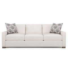 Kelsey White/Cream Fabric Sofa - Ornate Home