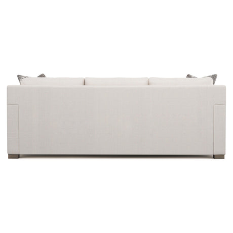 Kelsey White/Cream Fabric Sofa - Ornate Home