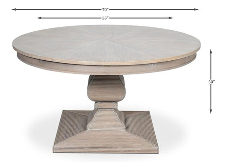 Kelso Jupe Grey Dining Table - Ornate Home