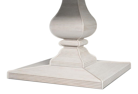 Kelso Jupe White Dining Table - Ornate Home