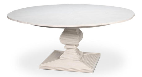 Kelso Jupe White Dining Table - Ornate Home
