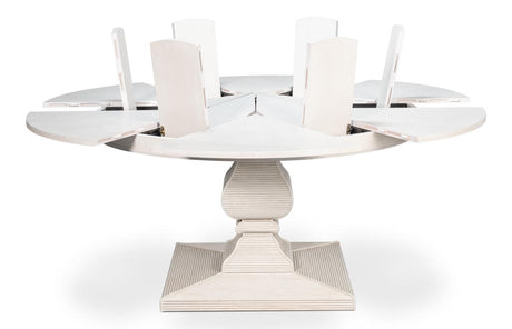 Kelso Jupe White Dining Table - Ornate Home