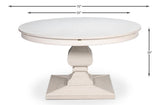 Kelso Jupe White Dining Table - Ornate Home