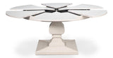 Kelso Jupe White Dining Table - Ornate Home