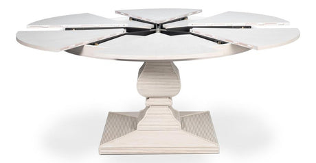 Kelso Jupe White Dining Table - Ornate Home