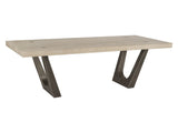 Kelso Natural/Black Dining Table - Ornate Home