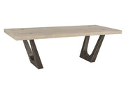 Kelso Natural/Black Dining Table - Ornate Home