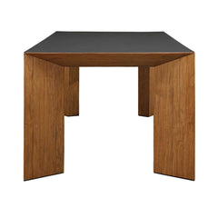 Kelvin Gray/Woodtone Modern Dining Table - Ornate Home