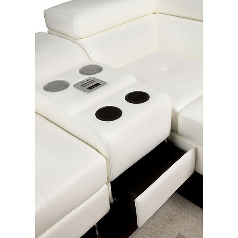 Kemi White Speaker Console - Ornate Home