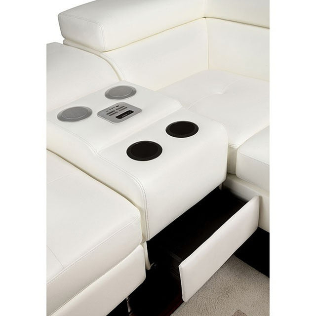 Kemi White Speaker Console - Ornate Home