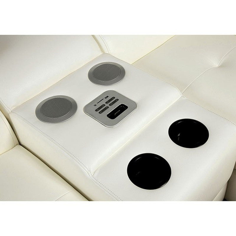Kemi White Speaker Console - Ornate Home