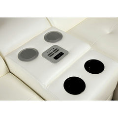 Kemi White Speaker Console - Ornate Home