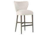 Kemp Portobello/White/Cream Fabric Bar Stool - Ornate Home