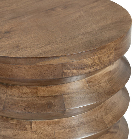 Kempsey Brown Accent Table - Ornate Home