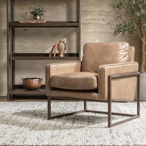 Ken Tan Accent Chair - Ornate Home