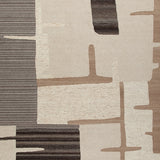 Kencher Beige/Brown Extra Large Rug - Ornate Home