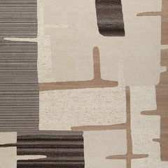 Kencher Beige/Brown Extra Large Rug - Ornate Home
