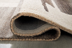 Kencher Beige/Brown Extra Large Rug - Ornate Home