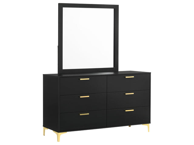 Kendall Black Dresser and Mirror - Ornate Home