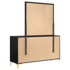 Kendall Black Dresser and Mirror - Ornate Home