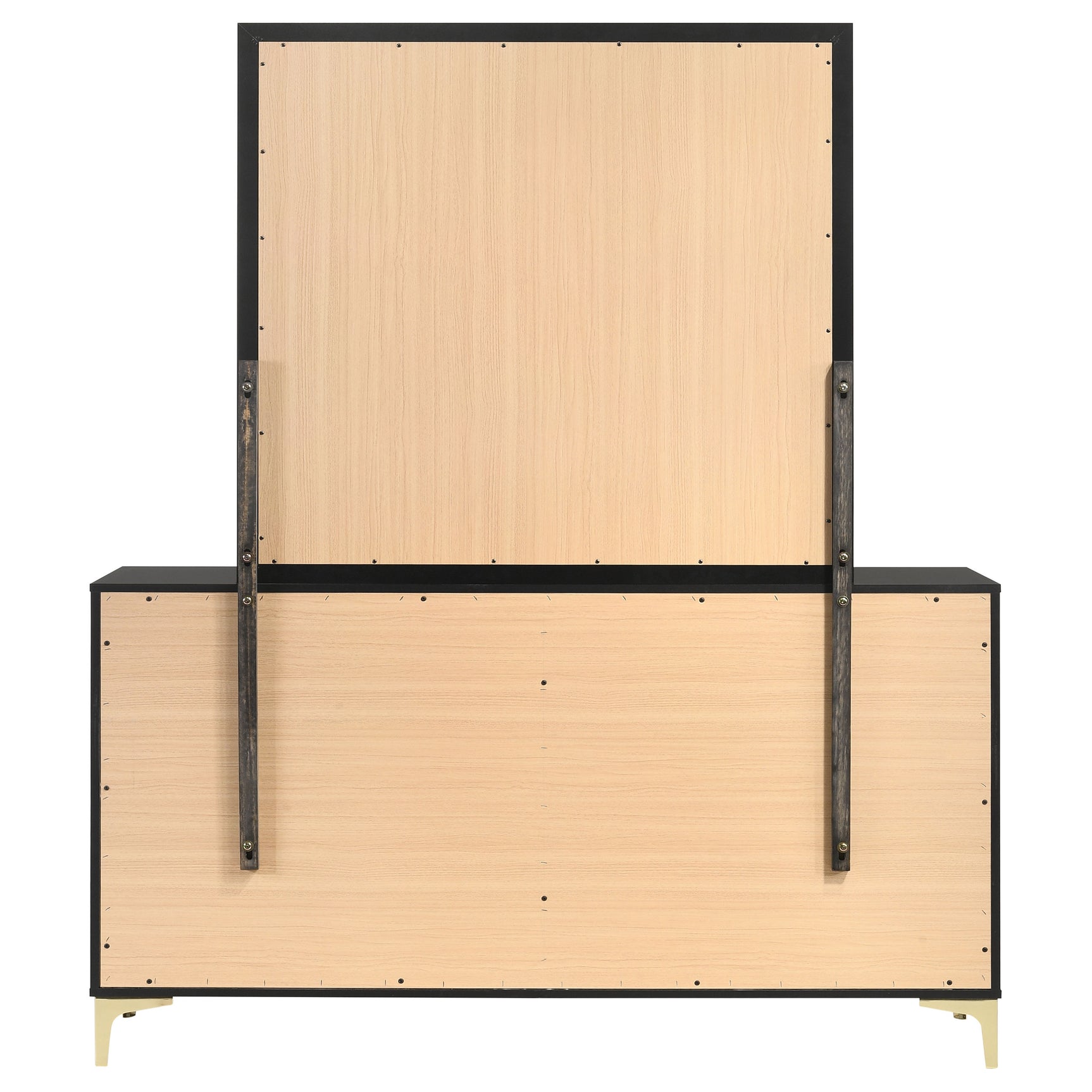 Kendall Black Dresser and Mirror - Ornate Home