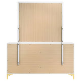 Kendall White Dresser and Mirror - Ornate Home