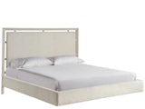 Kendall White Oak/Ivory Queen Bed - Ornate Home