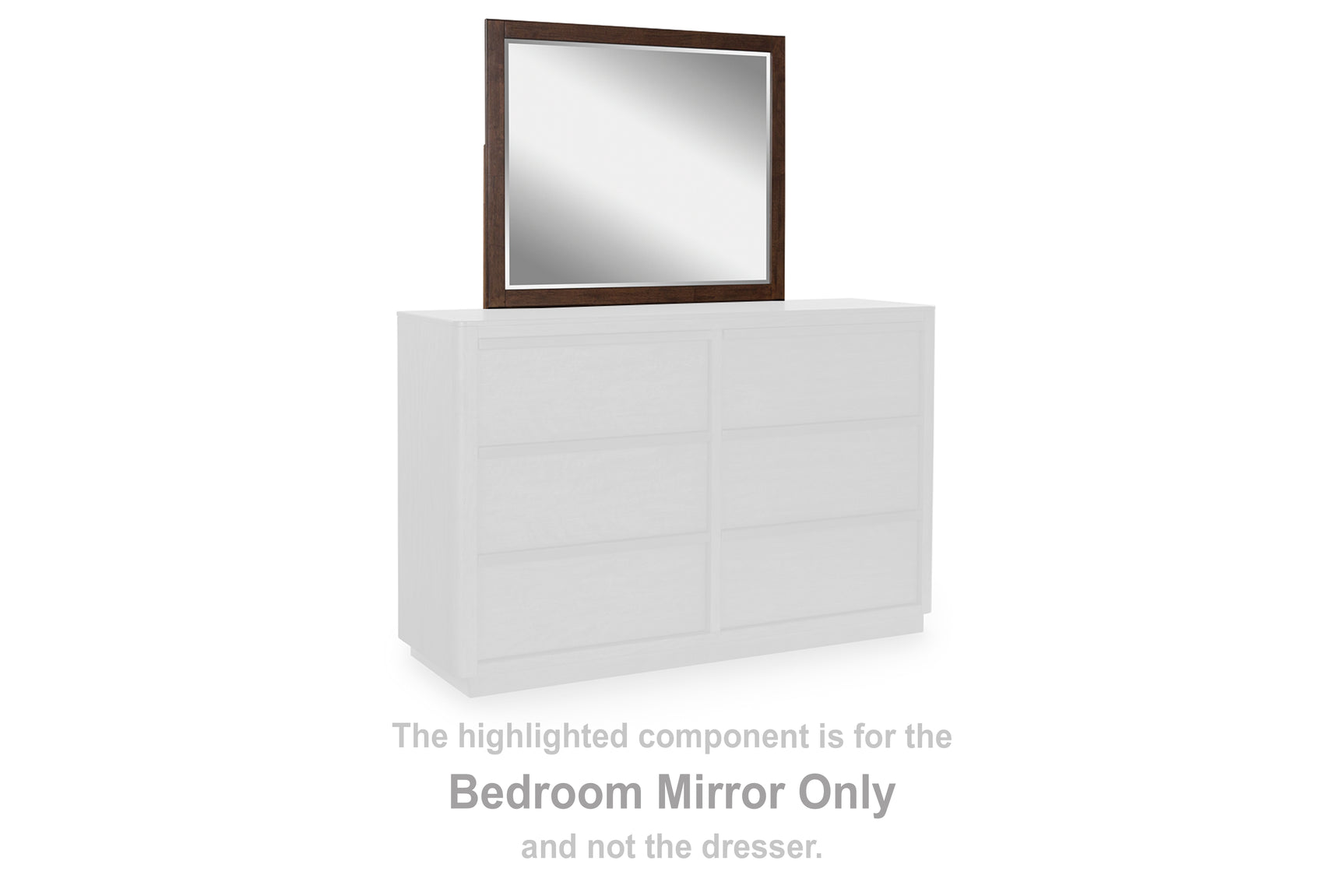 Kendamor Dark Brown Bedroom Mirror - Ornate Home