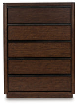 Kendamor Dark Brown Chest of Drawers (Online Special Price) - Ornate Home