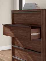 Kendamor Dark Brown Chest of Drawers (Online Special Price) - Ornate Home