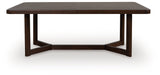 Kendamor Dark Brown Dining Extension Table - Ornate Home