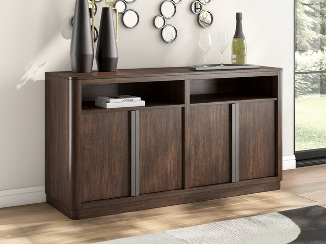 Kendamor Dark Brown Dining Server (Online Special Price) - Ornate Home