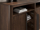 Kendamor Dark Brown Dining Server (Online Special Price) - Ornate Home