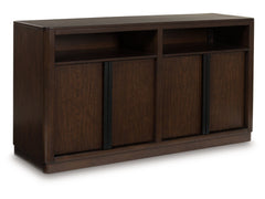 Kendamor Dark Brown Dining Server - Ornate Home
