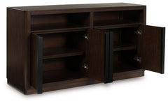 Kendamor Dark Brown Dining Server - Ornate Home