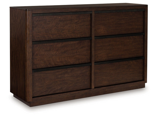 Kendamor Dark Brown Dresser - Ornate Home