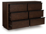 Kendamor Dark Brown Dresser - Ornate Home