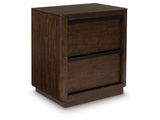 Kendamor Dark Brown Nightstand - Ornate Home