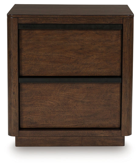 Kendamor Dark Brown Nightstand - Ornate Home
