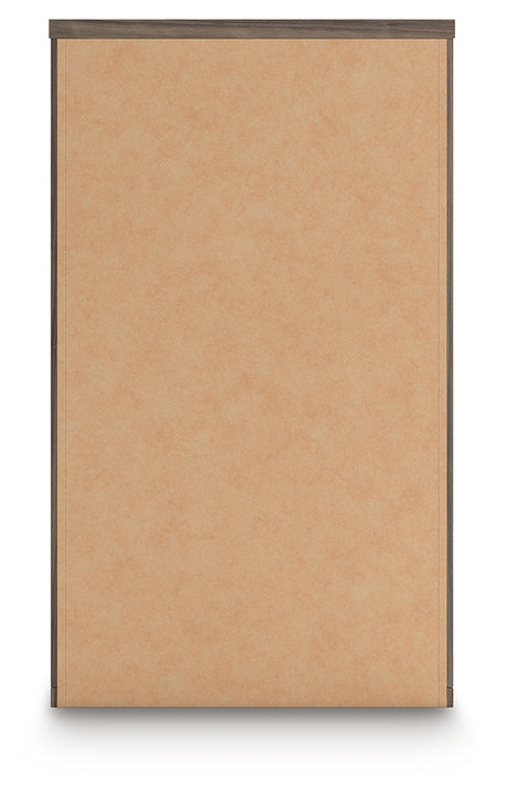 Kendanport Brown/White Five Drawer Chest - Ornate Home