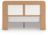 Kendanport Brown/White King Platform Bed, Dresser, Mirror and Nightstand (Online Special Price) - Ornate Home