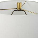 Kendari Brown/Woodtone Rope & Rattan Table Lamp - Ornate Home