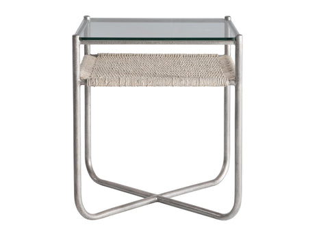 Kendo Light Grey Wash/Graphite Side Table - Ornate Home