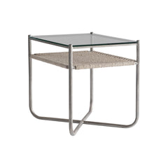 Kendo Light Grey Wash/Graphite Side Table - Ornate Home