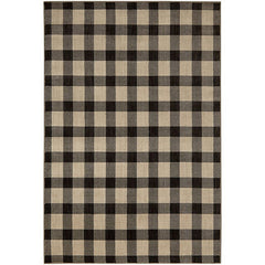 Kendrick Gingham Onyx Medium Area Rug - Ornate Home